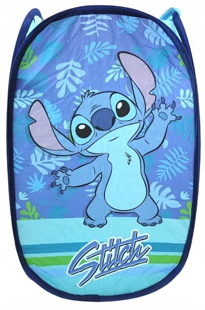 Składany kosz do przechowywania zabawek Disney Stitch - 36 x 36 x 58 cm