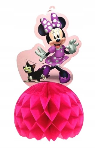 Papierowe dekoracje urodzinowe Disney Myszka Minnie 29 cm.