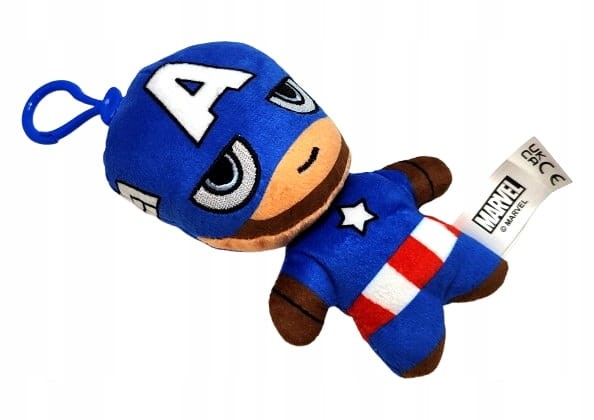 Maskotka z zawieszką Marvel Kapitan Ameryka - 13 cm