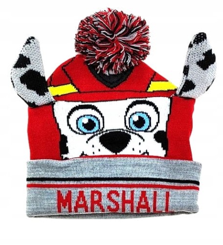 Zimowa czapka Psi Patrol Marshall - 54 cm.