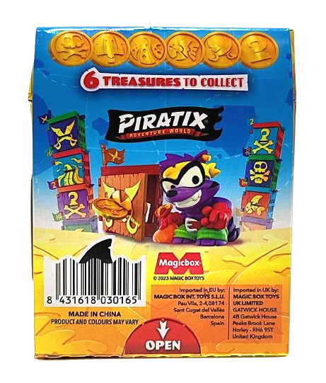 Piratix Golden Treasure Forteca niespodzianka - 1 sztuka