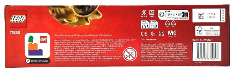 LEGO Ninjago Burzowy jeździec-mech Kaia 71830