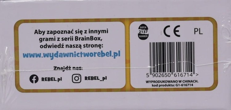Gra BrainBox - Poznaję litery
