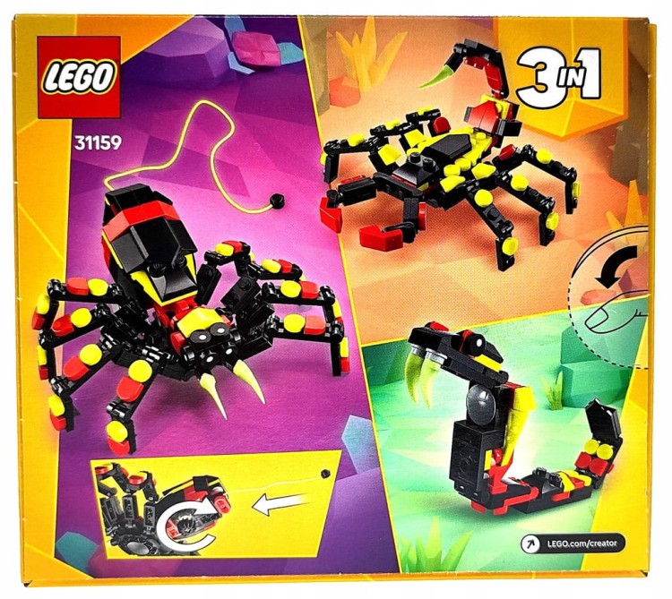 LEGO Creator Dzikie zwierzęta pająk 31159