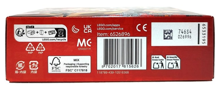 LEGO Ninjago Mech w zbroi bojowej Zanea 71827