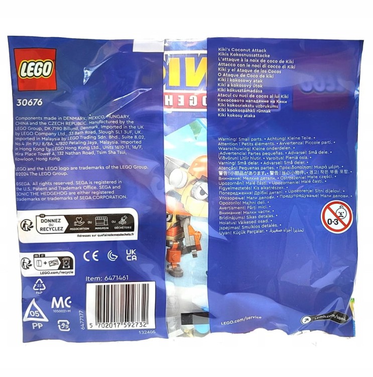 LEGO Sonic - Kiki i kokosowy atak 30676