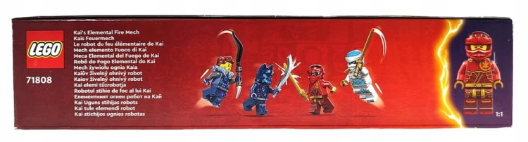 LEGO Ninjago Mech żywiołu ognia Kaia 71808