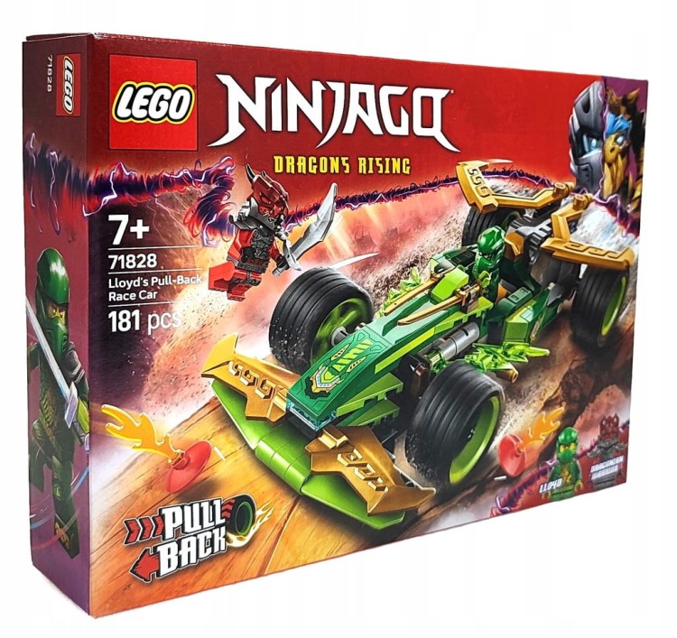 LEGO Ninjago Samochód wyścigowy Lloyda 71828