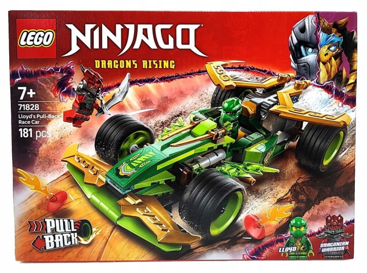 LEGO Ninjago Samochód wyścigowy Lloyda 71828