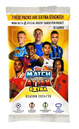 Match Attax Extra 2024/25 saszetka z kartami