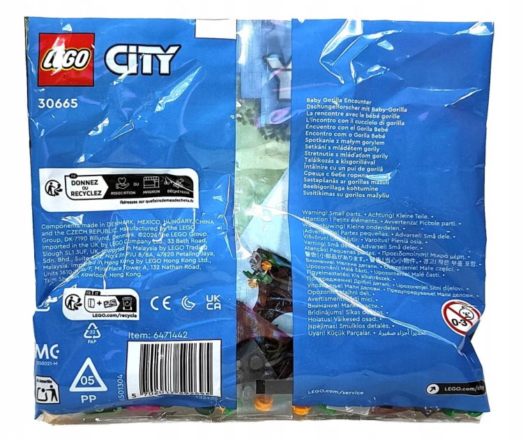 LEGO CITY Spotkanie z małym gorylem 30665