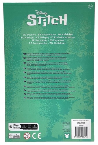 Naklejki holo Disney Stitch - 6 arkuszy.