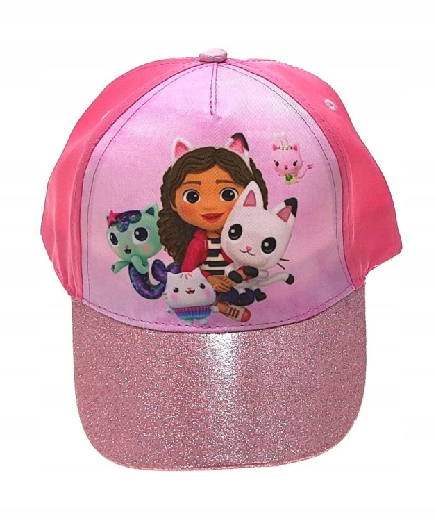 Czapka z daszkiem Koci domek Gabi- 52 cm