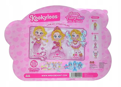 Zestaw Kookyloos Fairytale Mix and Match Hearts