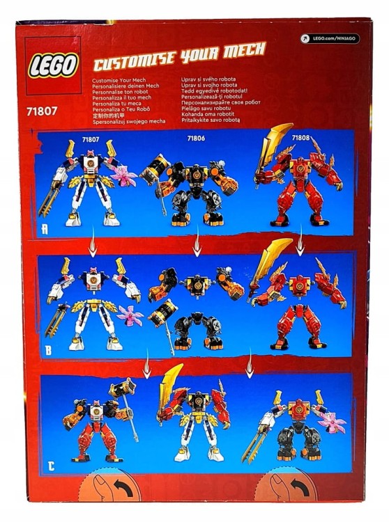 LEGO Ninjago Mech żywiołu technologii Sory 71807