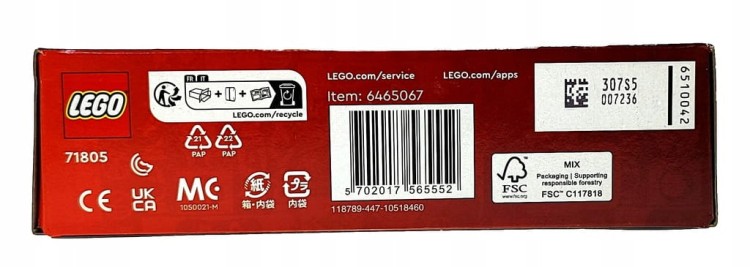 LEGO Ninjago Zestaw bitewny z mechem Jaya 71805