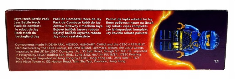 LEGO Ninjago Zestaw bitewny z mechem Jaya 71805
