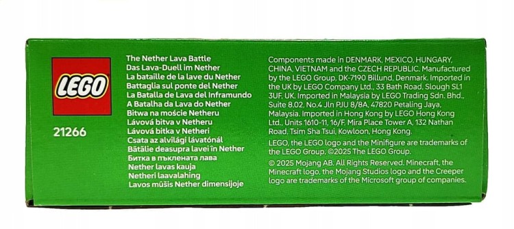 LEGO Minecraft Bitwa na moście Netheru 21266