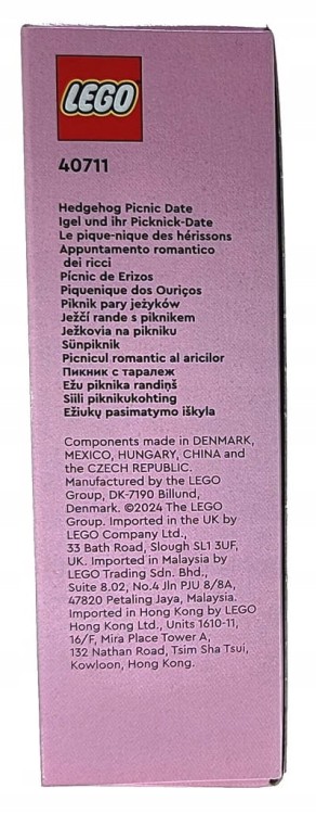 LEGO ICONIC Piknik pary jeżyków 40711