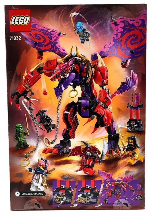 LEGO Ninjago Smok chaosu Kiełogrzmot 71832
