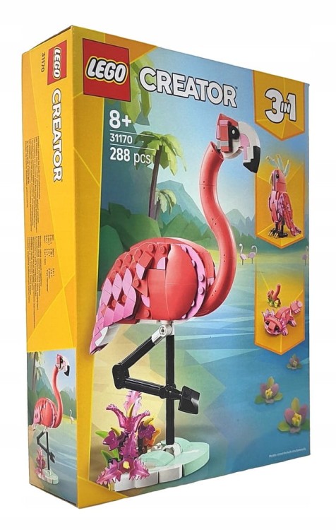 LEGO Creator Dzikie zwierzęta: różowy flaming 31170