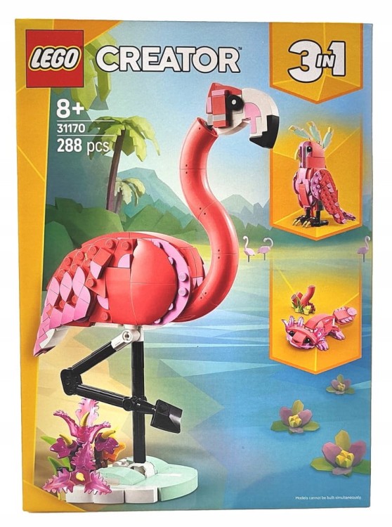 LEGO Creator Dzikie zwierzęta: różowy flaming 31170