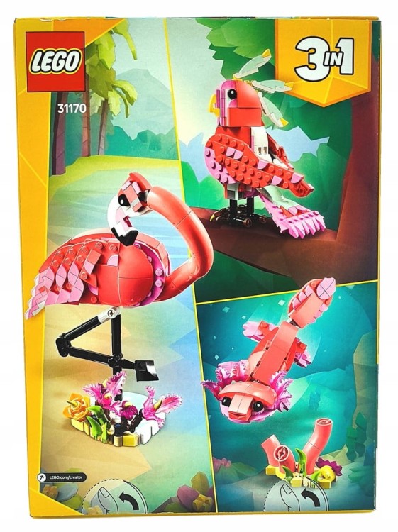LEGO Creator Dzikie zwierzęta: różowy flaming 31170