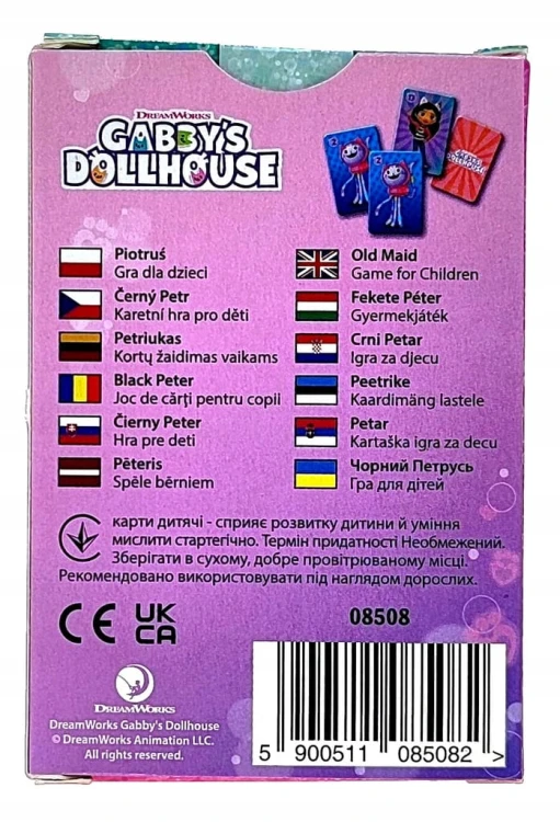 Karty Piotruś - Koci domek Gabi