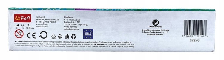 Klasyczna gra 2w1 Chińczyk / Węże i drabiny - Koci Domek Gabi