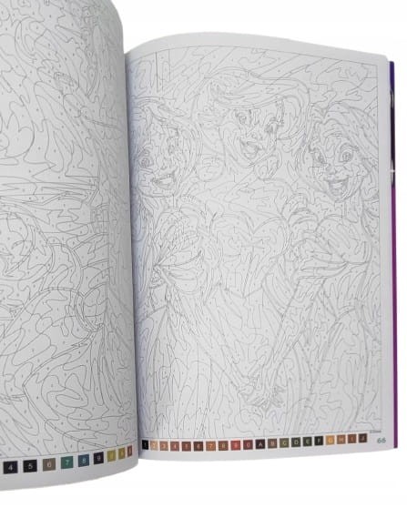 Art therapy Kolorowanka antystresowa Disney. Girl power Zagadkowe rysunki