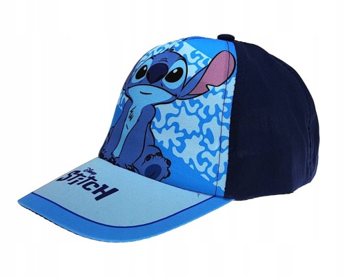 Granatowa czapka z daszkiem Disney Stitch - 52 cm