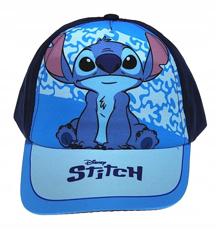 Granatowa czapka z daszkiem Disney Stitch - 52 cm