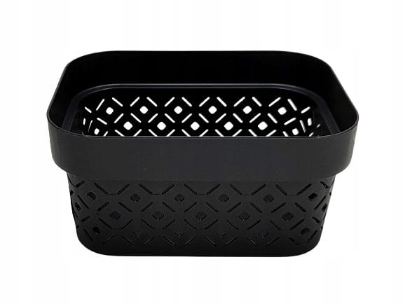 Organizer, pojemnik ażurowy Curver 1,4L. Terrazzo - czarny