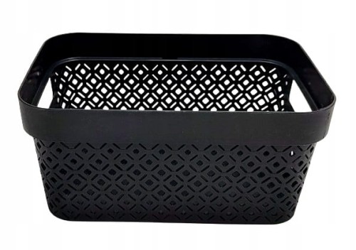 Organizer, pojemnik ażurowy Curver 4,5 L. Terrazzo - czarny