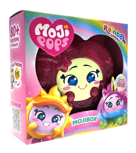 Słodkie serduszko MojiPops Rainbow series.