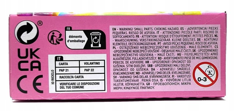 Słodkie serduszko MojiPops Rainbow series.