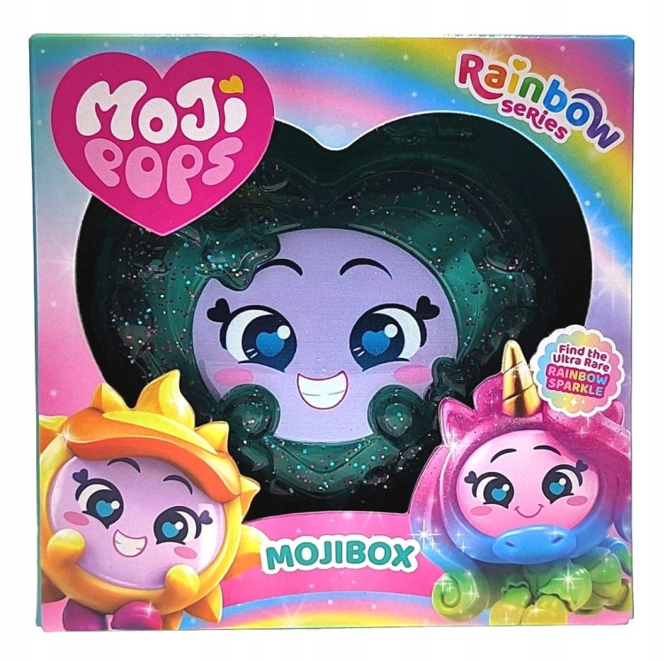 Słodkie serduszko MojiPops Rainbow series.