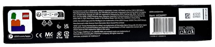LEGO Speed Champions Bolid F1 Mercedes-AMG W15 77244