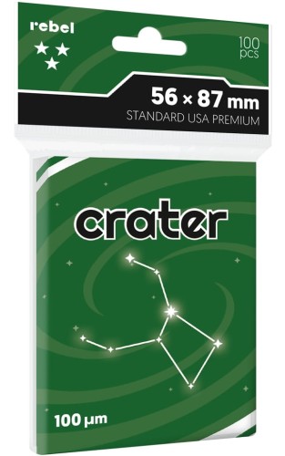 Koszulki na karty Rebel (56x87 mm) Crater Standard USA Premium 100 szt