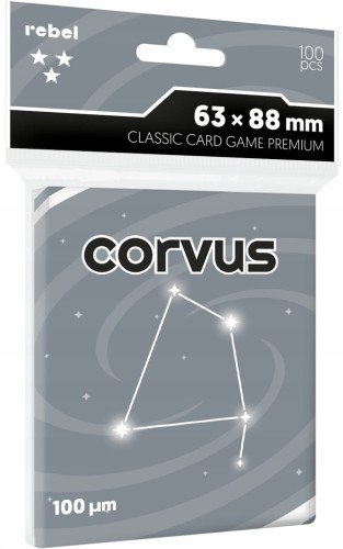 Koszulki na karty Rebel (63x88 mm) Corvus Classic Card Game Premium 100 szt
