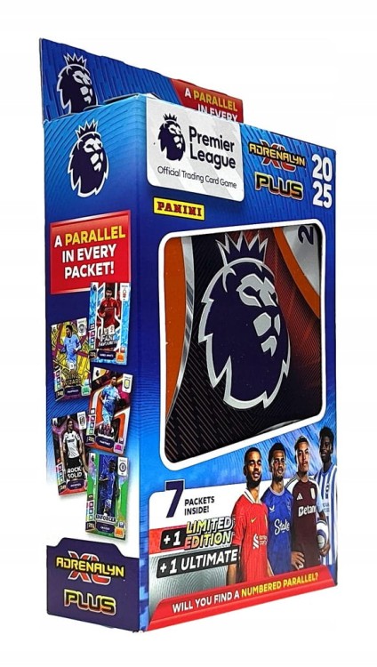 Puszka kolekcjonera Panini Premier League 2025 Adrenalyn XL plus