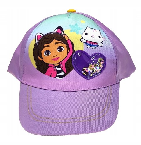 Czapka z daszkiem Koci domek Gabi- 52 cm