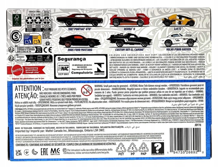 Hot Wheels Legends Samochody 1:64 6-pak