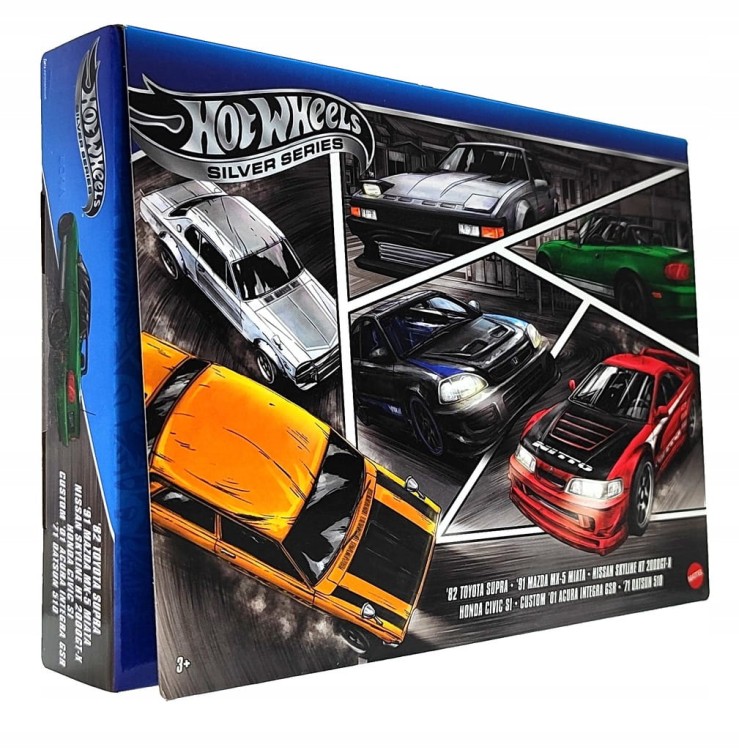 Hot Wheels Silver Series Streets of Japan 6-pak
