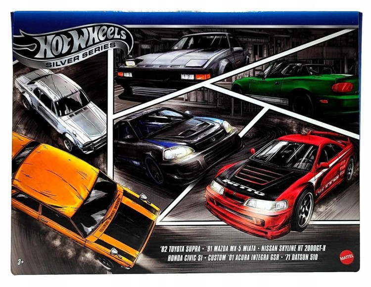 Hot Wheels Silver Series Streets of Japan 6-pak