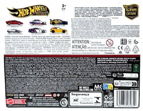 Hot Wheels Premium - Lamborghini Countach LP5000 QV, Lancia Stratos Zero