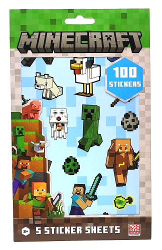 Pakiet naklejek Minecraft - 5 arkuszy