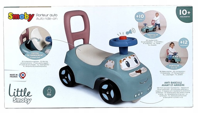 SMOBY Little jeździk pchacz odpychacz z klaksonem