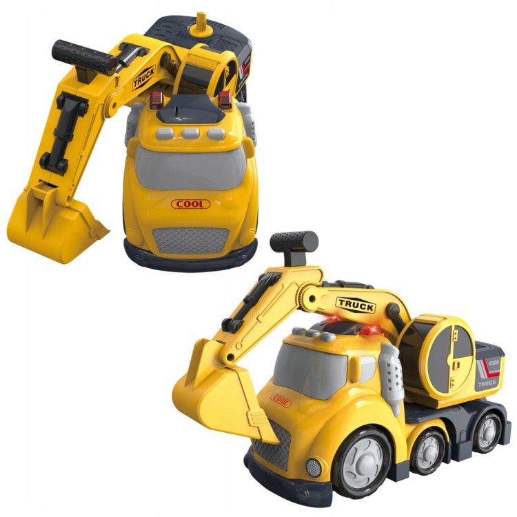 Woopie Ciężarówka budowlana z łyżką + dźwięk