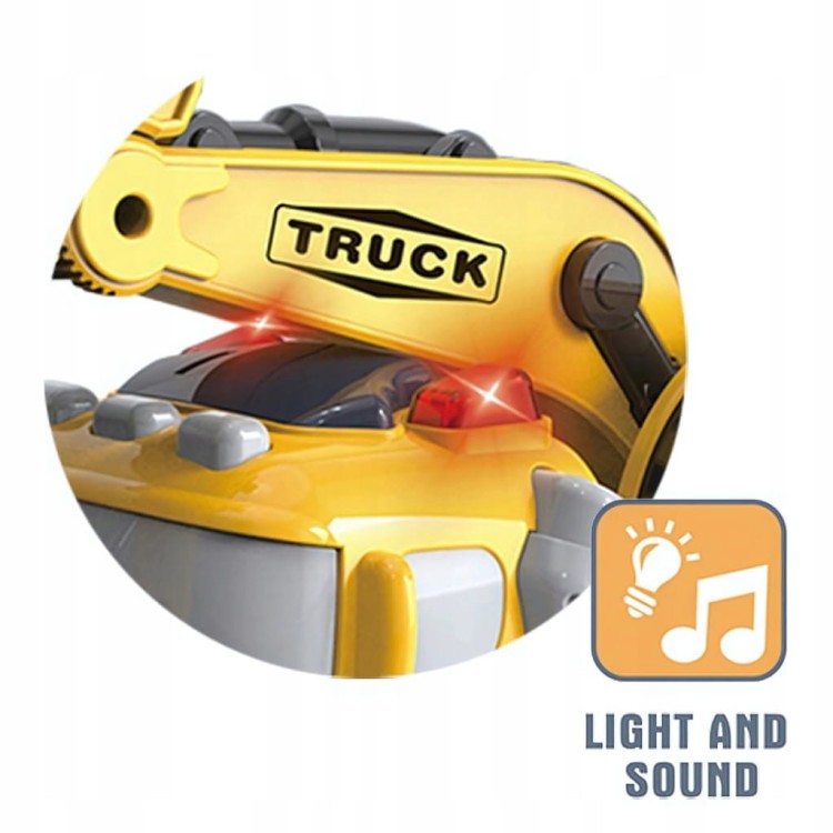 Woopie Ciężarówka budowlana z łyżką + dźwięk